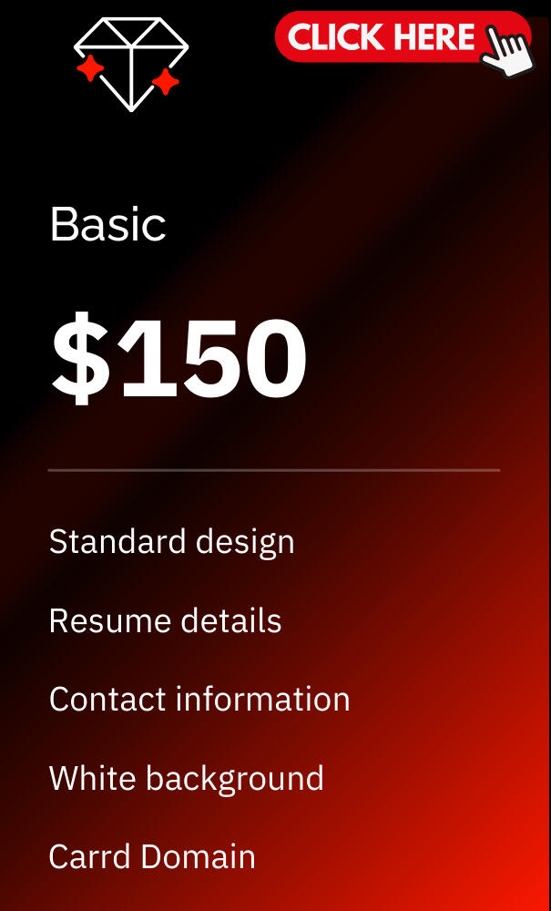 A simple, professional, and mobile-friendly single-page resume website designed to give job seekers an easy online presence.